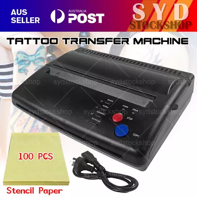 $29.29 • Buy Tattoo Transfer Copier Printer Machine Thermal Stencil Paper Maker Body Art ABS