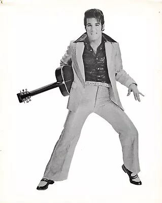 Alan 1970s Press Photo Elvis Impersonator ICA Talent Stage  8x10 *P94b • $12.75