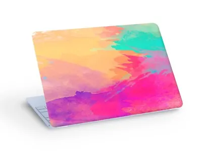 Multi Colored Watercolor LAPTOP SKIN Sticker - Custom Size • £7.97