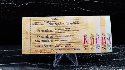 WALT DISNEY WORLD Magic Kingdom Ticket Stub Replica Unique  • $9.99