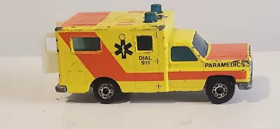 Ambulance Paramedic Matchbox Diecast 1977 • $4.99