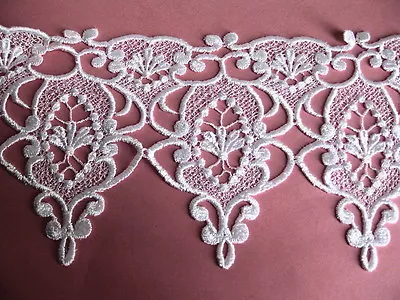 Majestic Venise White Wedding Rayon Lace Bridal ScrapBooking #1836 • $9.25