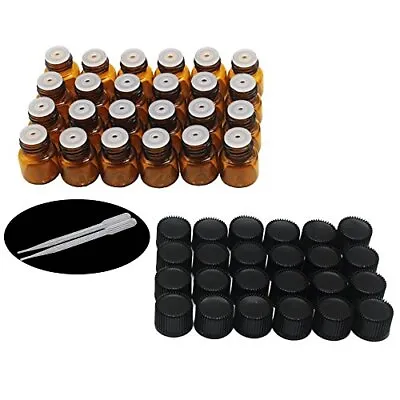 Yizhao 1ML1/4 Dram Amber Essential Oils Sample BottlesMini Glass Sample Vial ... • $18.64