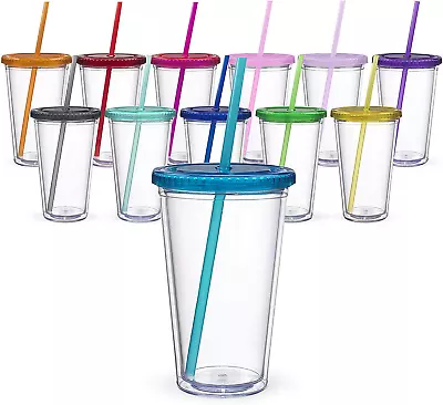 $43.44 • Buy Maars Classic Insulated Tumblers 16 Oz. | Double Wall Acrylic | 12 Pack