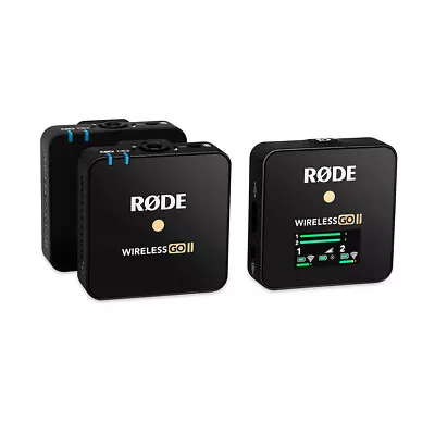 Rode Wireless GO II Dual Channel Wireless Microphone System • $369