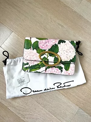 Oscar De La Renta HYDRANGEA PRINTED O POCHETTE Bag • $950