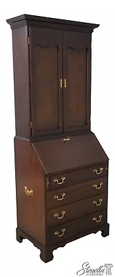 61467EC: Chippendale Style Blind Door Mahogany Secretary Desk • $1295