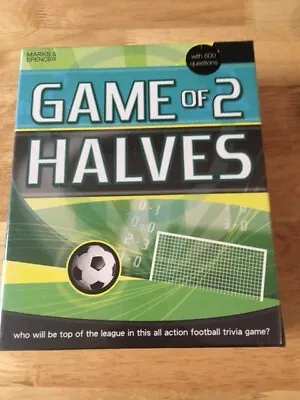 Marks And Spencer Game Of 2 Halves Football Trivia Game Still Sealed • £5.71