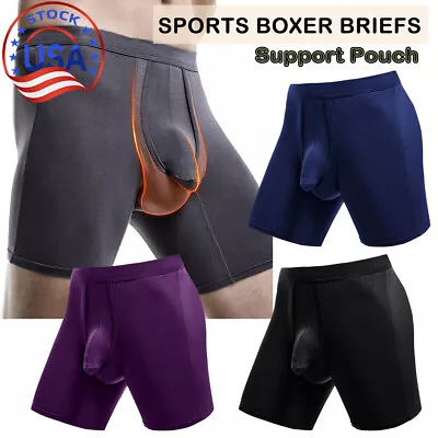 Men's Trunks 2-Pack Underwear  U Pouch Support Boxer Shorts Underpants XL-6XL • $6.79