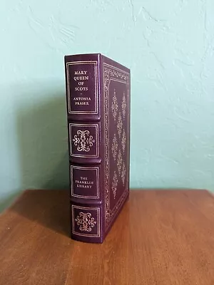 Franklin Library Signed 60 Mary Queen Of Scots Antonia Fraser Leather Excellent • $49.99