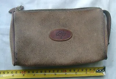 Vintage Authentic Mulberry Pouch Make Up Brush Bag Purse Clutch Bag 1990's B • £79.99