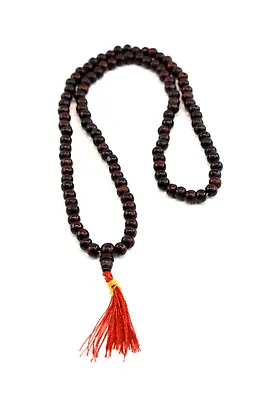 8mm Rosewood Prayer Beads Japa Mala Necklace 32  Meditation Worship Ceremony • $12.85