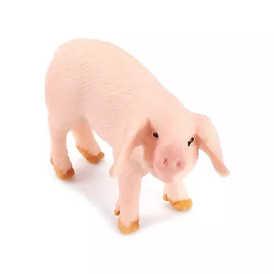 Miniature Toy Funny Expertly Crafted Pig Family Animal Model Adorabl Flesh Color • $7.72
