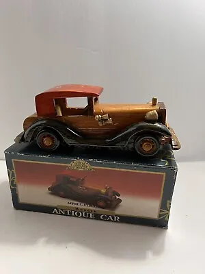 Antique Reproduction 8” Wooden  Car In Original Box Rolls Royce • $38