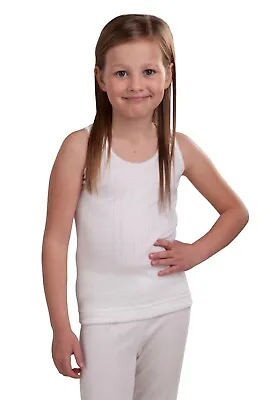 £3.99 • Buy Girls 3 - 5 Years Sleeveless Thermal Vest Extra Warm White 