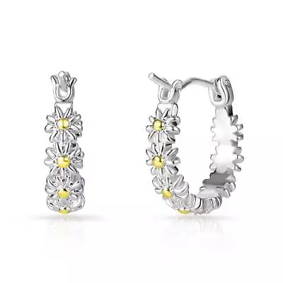 Daisy Hoop Earrings By Philip Jones • £8.99