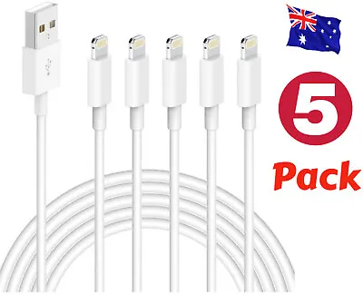 $10.79 • Buy 5X FAST HEAVY DUTY USB Cable Charger Cord  For Apple IPhone 7 8 X 11 12 13 Pro