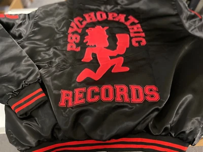 $400 • Buy Insane Clown Posse Psychopathic Records Satin Baseball Jacket New  2XL