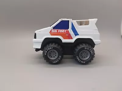 Arco Big Foot Monster Truck White With Stripes 4  Vintage 1980s Toy Car Bigfoot • $14.99