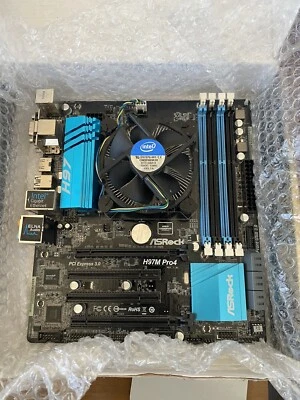 £78 • Buy Asrock H97M Pro4 Motherboard, Intel Core I5 Processor Bundle