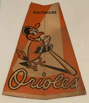 Vintage 1960'S BALTIMORE ORIOLES Paper Megaphone • $40