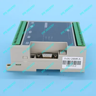 New FX3U-24MR High-speed Programmable Control Board+Cable For Mitsubishi PLC • $57.41