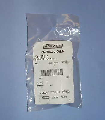 00-119911 Hobart Spacer-Pan Rest Genuine OEM HOBART 00-119911 *LOOK* • $22.89