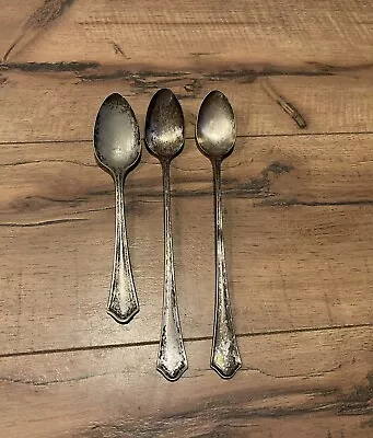 Vintage N.F. Silver Co 1877 Silverplate Spoons Lot Of 3 • $6.99