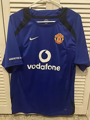 2005/06 Manchester United Training Kit By Nike Total 90 Men’s Medium Jersey • $40