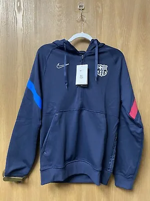 Nike FC Barcelona Dri-FIT Soccer Hoodie And Pants 451/Blue 2021/22 Size SMALL • $76.50