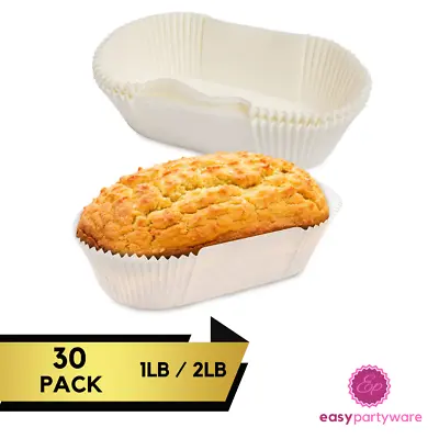 £0.99 • Buy Non-Stick Grease-Proof Cake Case Liner For 1lb & 2lb Baking Loaf Tins Bread Cake