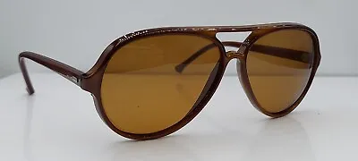 Vintage Ski Optiks 093 Brown Pilot Sunglasses Frames France • $48.95