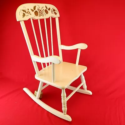 Vintage 1980's Hedstrom Children's Musical Rocking Chair-Rock A By Baby Lullaby • $136