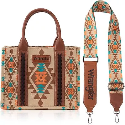 Wrangler Tote Bag Western Purses For Women Shoulder Boho Aztec Handbags • $137.40