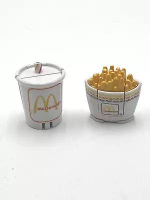McDonald's Happy Meal Transformer Food Toys Ice French Fries Shake Lot Of 2 EUC • $8.95