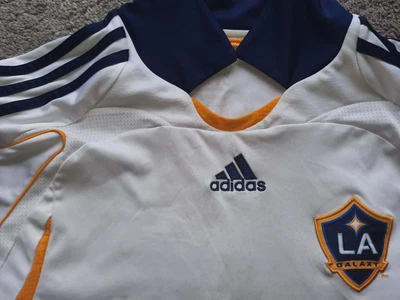 £30 • Buy ORIGINAL LA GALAXY 2007/08 Home Football Shirt XL ADIDAS BECKHAM 23 RARE