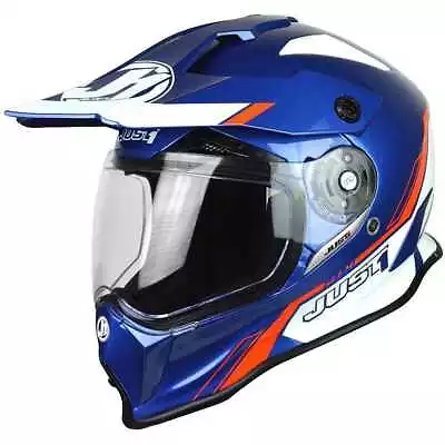 Just1 J14 Solid Carbon Helmet Line Blue Gloss Small S 607329011200103 Motorcycle • $75