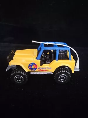 1983 Matchbox Jeep 4X4 Off-Road CJ-7 Yellow W/Red Flames • $4.59