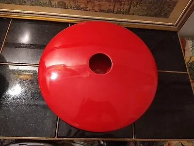 Mid Century Modern Style Disc Wall Vase Red By Global Views Portugal • $50