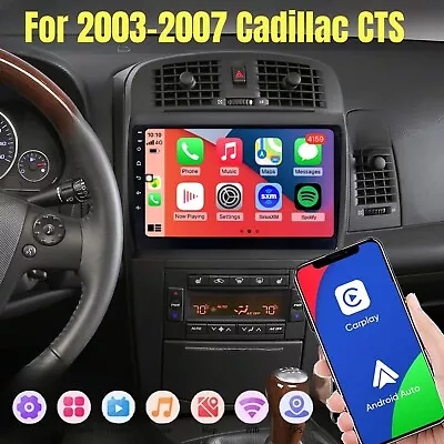 For 2003-2007 Cadillac CTS Android 13 Apple Carplay Car Stereo Radio GPS Navi • $166.99