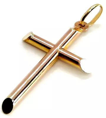 Cross Charm Fob Pendant 9ct 9 Carat Gold Christianity Christ Bible Religion God • £109.99