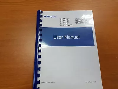 Samsung Galaxy A510f A5 (2016) Printed Instruction Manual Guide 119 Pages A5 • £13.99