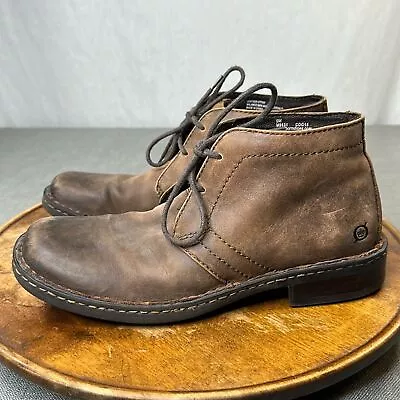 Born Boots Mens 9M Brown Leather Lace Up Chukka Boots M9431 • $45