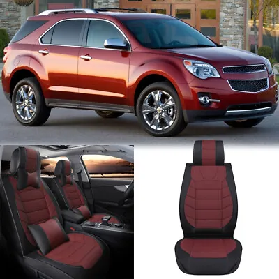 $159.86 • Buy SUV Car Seat Covers Full Set Front Leather 2/5 Seat For CHEVROLET Chevy Equinox