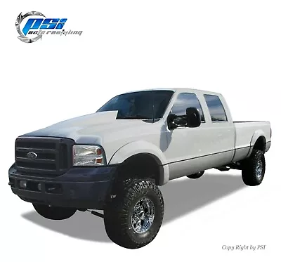 OE Style Fender Flares Fits Ford F-250 F-350 Super Duty 99-07 Paintable Finish • $265.05