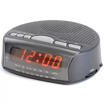 Lloytron AM/FM Radio Alarm Clock LED Display Bedside With Sleep Timer And Snooze • £16.99