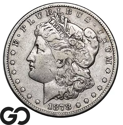 1878-CC Morgan Silver Dollar Silver Coin Better Date VF  • $45