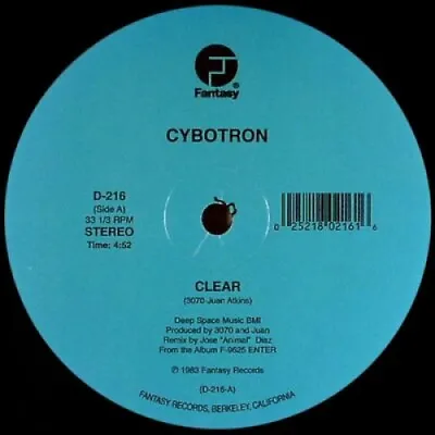 CYBOTRON Clear/Industrial 12  NEW VINYL Juan Atkins Fantasy Detroit Electro • $14.99