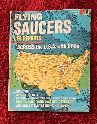 Flying Saucers UFO Reports #3 October 1967 Dell Magazines • $9.99