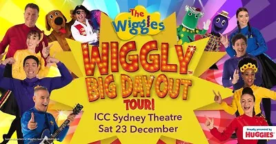 23rd Dec 2023 10am Sydney - Wiggles Concert Tickets X 2 • $80